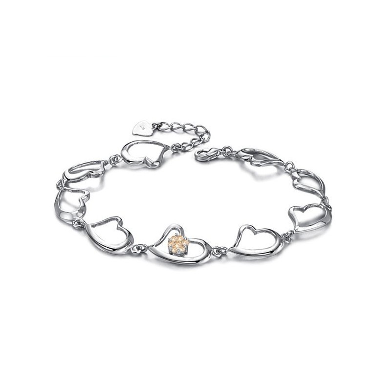 Weltweit Bekanntes Platiniertes Titanarmband Für Damen Mit Strass Weltweit Bekanntes Platiniertes Titanarmband Für Damen Mit Strass
