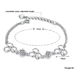 Große Auswahl An Damen-Armbändern Aus Farbechtem Platiniertem Titan