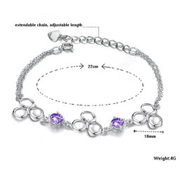 Große Auswahl An Damen-Armbändern Aus Farbechtem Platiniertem Titan