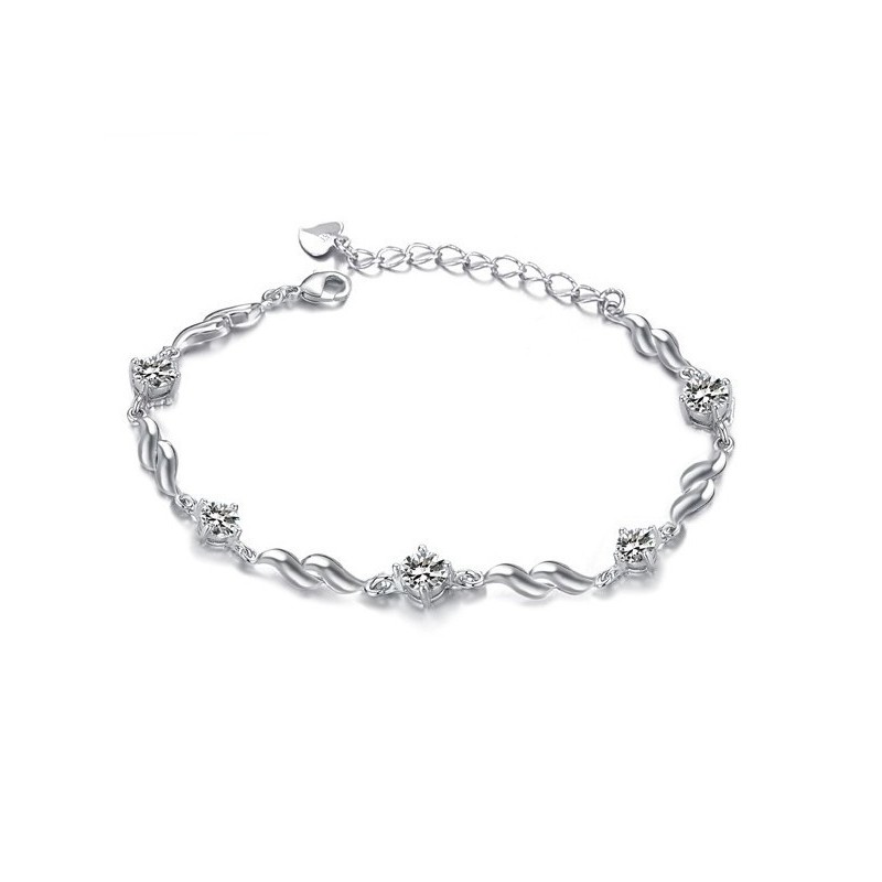 Zuverlässiger Ruf Weibliches Schönes Platin-Plattierungs-Titan-Armband Zuverlässiger Ruf Weibliches Schönes Platin-Plattierungs-Titan-Armband