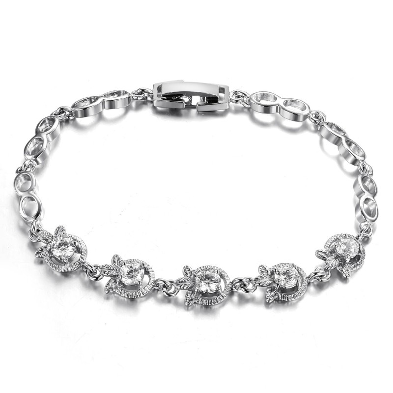 Qualität Und Quantität Gesichert Weibliche Kleeblatt Form Platin Platinierung Titan Armband Qualität Und Quantität Gesichert Weibliche Kleeblatt Form Platin Platinierung Titan Armband