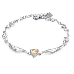 Platiniertes Titanarmband Für Damen Von Ausgezeichneter Qualität