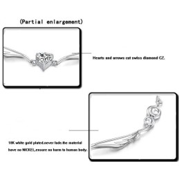 Platiniertes Titanarmband Für Damen Von Ausgezeichneter Qualität