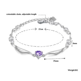 Platiniertes Titanarmband Für Damen Von Ausgezeichneter Qualität