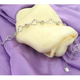Die Königin Der Qualität Weibliches Sweetheart Platiniertes Titanarmband Mit Diamant