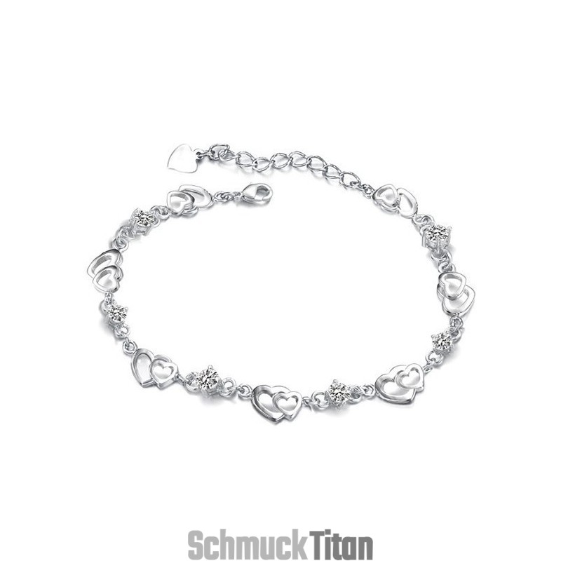 Langlebig Im Gebrauch Weibliches -Titan-Armband Mit Diamant