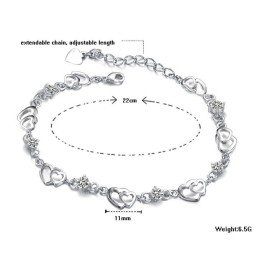 Langlebig Im Gebrauch Weibliches -Titan-Armband Mit Diamant