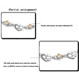 Langlebig Im Gebrauch Weibliches -Titan-Armband Mit Diamant