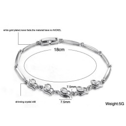 Weltweit Gut Verkauftes Damenarmband Aus Platiniertem Titan