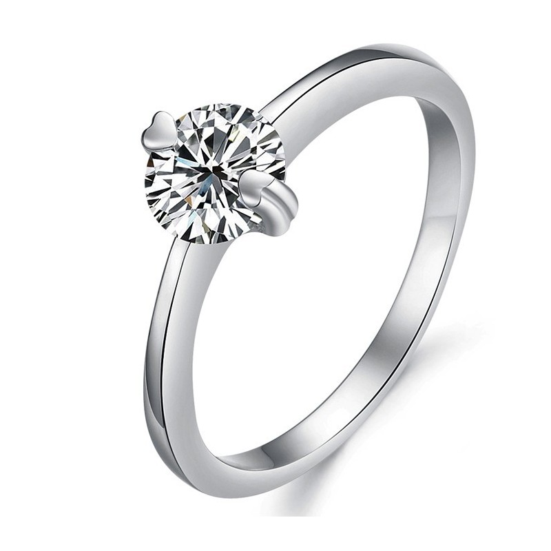Qualität Und Quantität Gesichert Weibliche Platin Plating Titan Ring Mit Strass Qualität Und Quantität Gesichert Weibliche Platin Plating Titan Ring Mit Strass