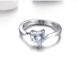 Die Königin Der Qualität Weibliche Sweetheart ierter Titanring Mit Strass