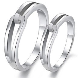 Qualität Und Quantität Gesichert Platinierter Titanring Für Liebhaber