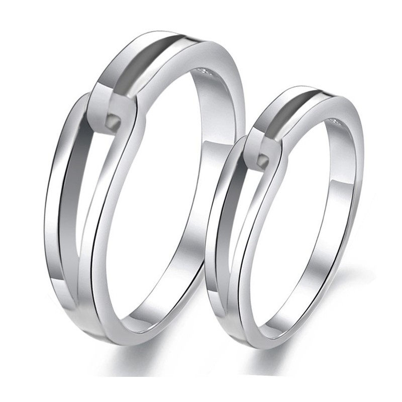 Qualität Und Quantität Gesichert Platinierter Titanring Für Liebhaber Qualität Und Quantität Gesichert Platinierter Titanring Für Liebhaber