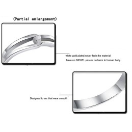Qualität Und Quantität Gesichert Platinierter Titanring Für Liebhaber