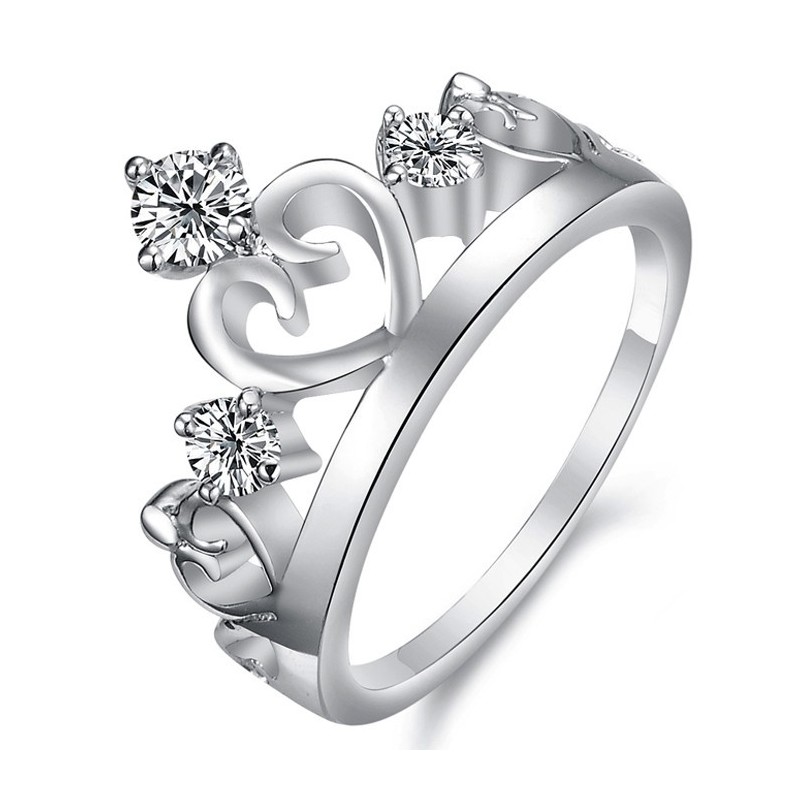 Weltweit Bekannter Platinierter Titanring Mit Strass Weltweit Bekannter Platinierter Titanring Mit Strass