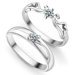 Qualität Und Quantität Gesichert Platinierter Titanring Für Liebhaber