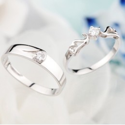 Qualität Und Quantität Gesichert Platinierter Titanring Für Liebhaber
