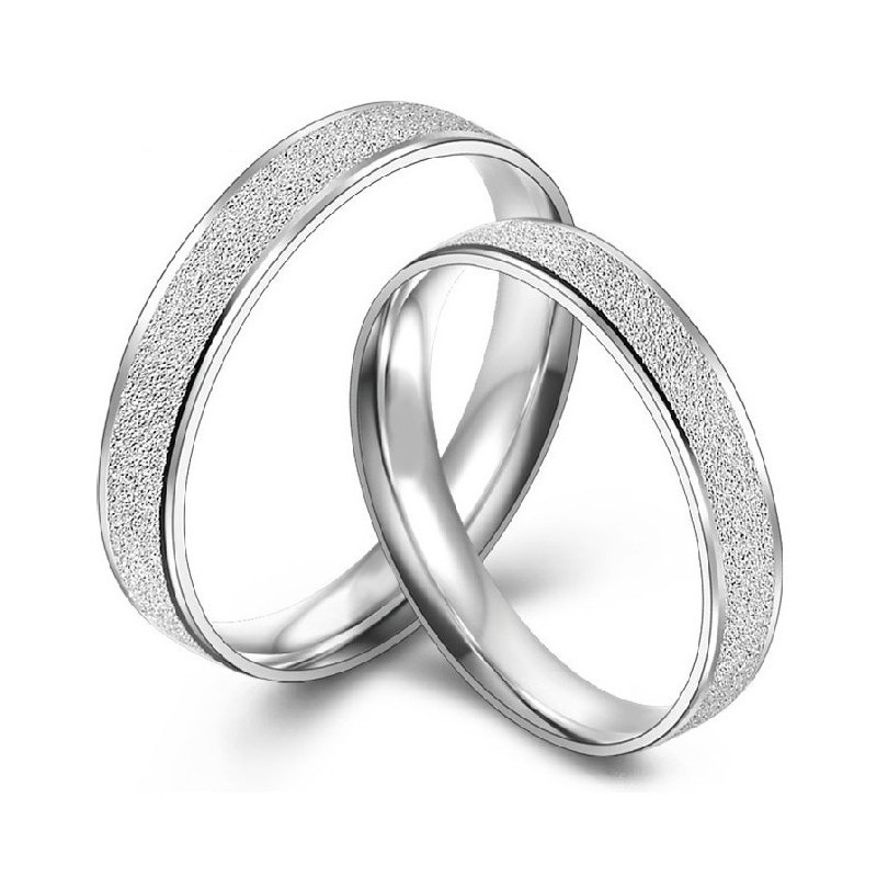 Einfach Zu Verwendender Platin-Titanring Aus Perlengarn Für Liebhaber Einfach Zu Verwendender Platin-Titanring Aus Perlengarn Für Liebhaber