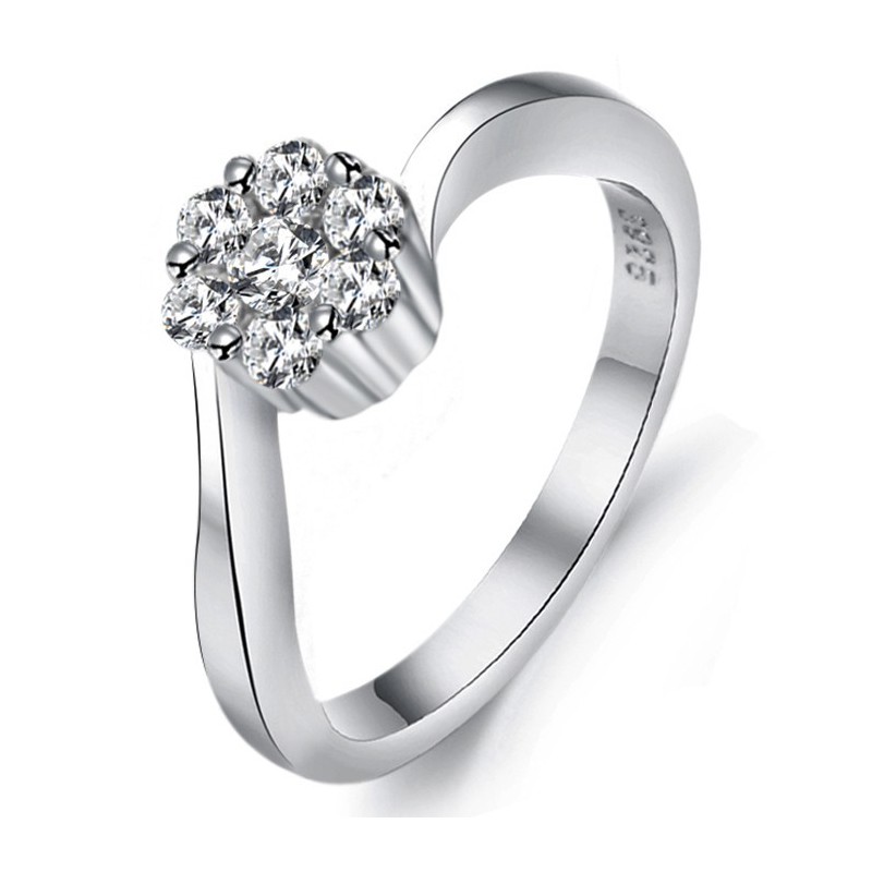 Qualität Und Quantität Gesichert Weibliche Platin Plating Titan Ring Mit Strass Qualität Und Quantität Gesichert Weibliche Platin Plating Titan Ring Mit Strass