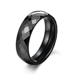 Schwarzer Wolfram-Keramikring Von Hervorragender Qualität