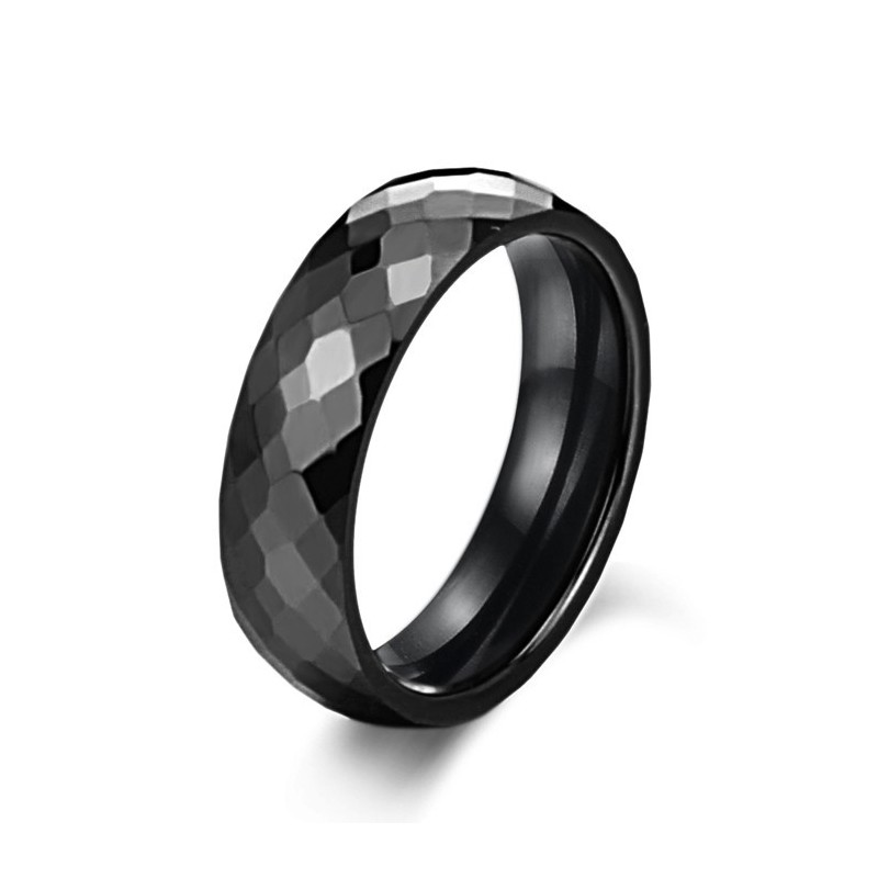 Schwarzer Wolfram-Keramikring Von Hervorragender Qualität Schwarzer Wolfram-Keramikring Von Hervorragender Qualität