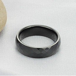 Schwarzer Wolfram-Keramikring Von Hervorragender Qualität