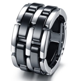 Qualität Und Quantität Gesichert Schwarz Und Weiß Wolfram Keramik Ring