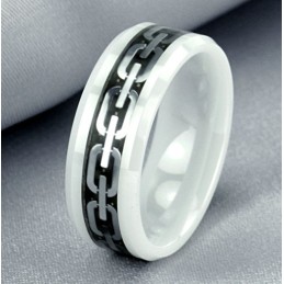 Hochwertiger Ring Aus Kohlefaser Und Wolframkeramik