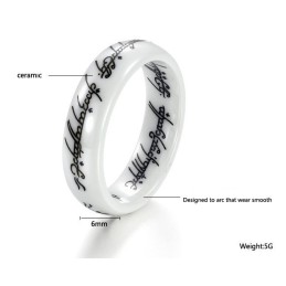 Die Königin Der Qualität Retro Wolfram Keramik Ring