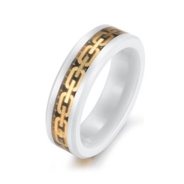 Hochwertiger Ring Aus Kohlefaser Und Wolframkeramik
