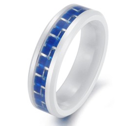 Eine Lange Geschichte: Blauer Wolfram-Keramikring