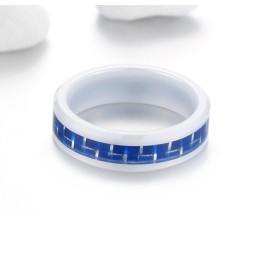 Eine Lange Geschichte: Blauer Wolfram-Keramikring