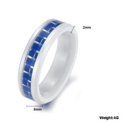 Eine Lange Geschichte: Blauer Wolfram-Keramikring