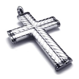Cross Grain Herren Titan Anhänger - Free Chian