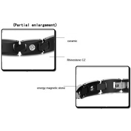 Bekannt Für Seinen Hochwertigen Armreif Aus Schwarzer Wolframkeramik Für Verliebte Mit Strass