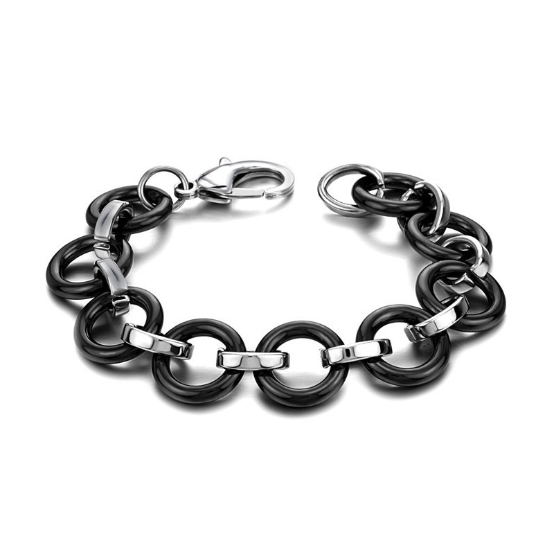 Hochwertiges Schwarzes Wolfram-Keramik-Armband Hochwertiges Schwarzes Wolfram-Keramik-Armband