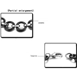 Hochwertiges Schwarzes Wolfram-Keramik-Armband