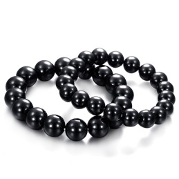 Hochwertiges Schwarzes Wolfram-Keramik-Armband Für Tannenliebhaber