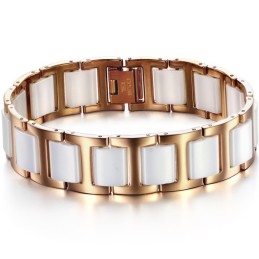 Langlebiges Herren-Wolfram-Keramik-Armband