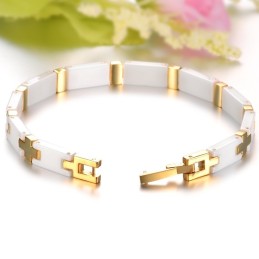 Qualität Und Quantität Gesichertes Weibliches Wolfram-Keramik-Armband