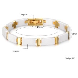 Qualität Und Quantität Gesichertes Weibliches Wolfram-Keramik-Armband