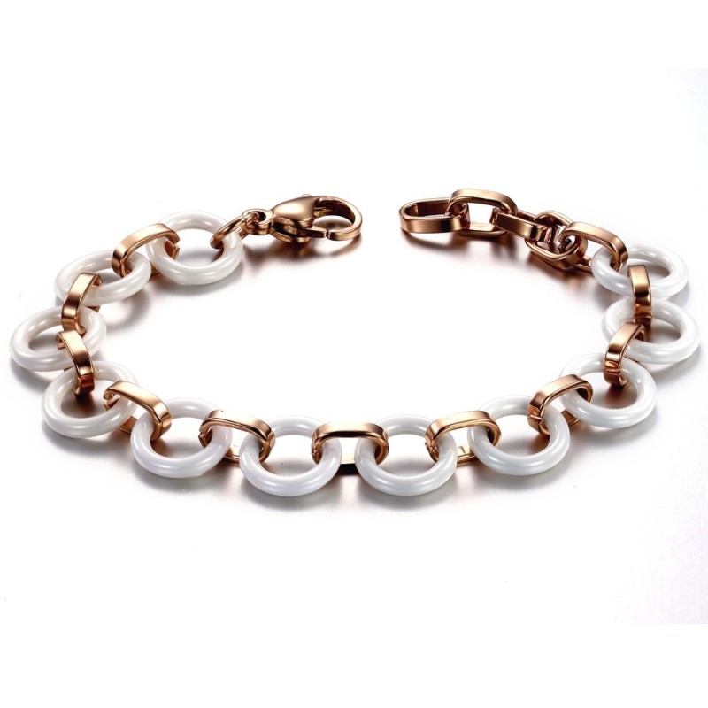 Um Eine Lange Geschichte Zu Haben: Weibliches Wolfram-Keramik-Armband Um Eine Lange Geschichte Zu Haben: Weibliches Wolfram-Keramik-Armband