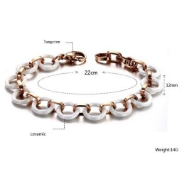 Um Eine Lange Geschichte Zu Haben: Weibliches Wolfram-Keramik-Armband