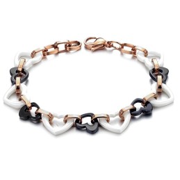 Zuverlässige Leistung Weibliches Sweetheart Wolfram-Keramik-Armband