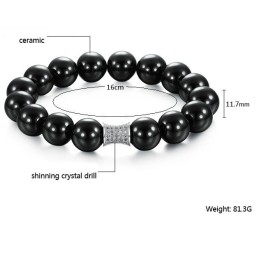 Weltweit Bekanntes Schwarzes Wolfram-Keramik-Armband