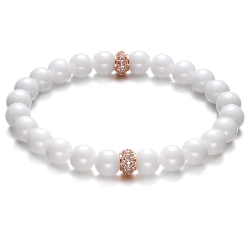 Einfach Zu Verwendendes Wolfram-Keramik-Armband Mit Perlen Einfach Zu Verwendendes Wolfram-Keramik-Armband Mit Perlen