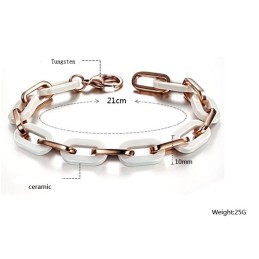Stabiles Qualitäts-Wolfram-Keramik-Armband Für Damen