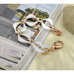 Hochwertiges Weißes Wolfram-Keramik-Armband