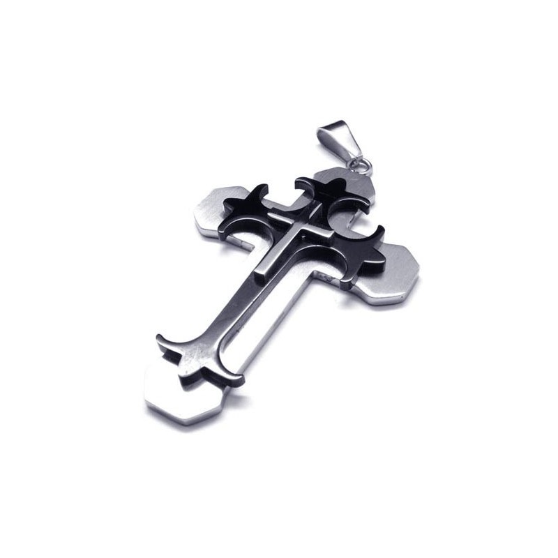 Mode Herren Titan Kreuz Anhänger - Free Chian Mode Herren Titan Kreuz Anhänger - Free Chian