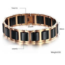 Die Königin Der Hochwertigen Wolfram-Keramik-Armbänder Für Männer